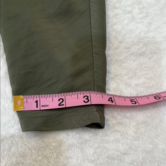 RAMY BROOK Sage Green Long Sleeve Gathered Dress Size S - Picture 9 of 12